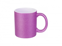 11oz/330ml Glitter Mug (Rose Red)