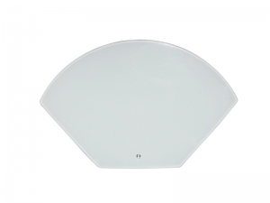 Fan-Shaped Glass Frame