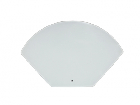 Fan-Shaped Glass Frame