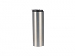 500ml Stainless Steel Flask Bottle (Silver)