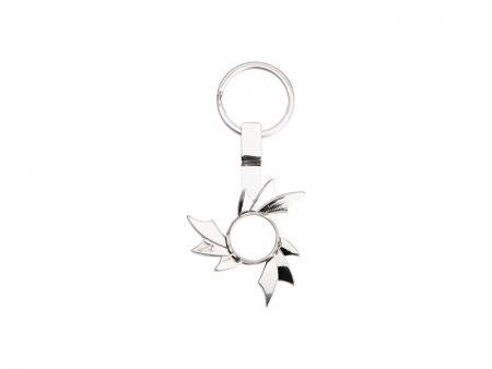 Fidget Spinner Key Ring (Hot Wheel, Silver)