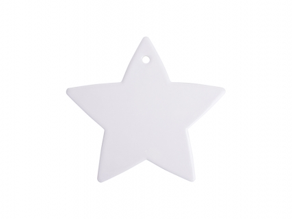 Pentagram Ceramic Coaster w/ Cork