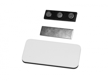 Big Rectangular Hardboard Name Badge