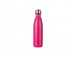 17oz/500ml Stainless Steel Cola Bottle (Rose red)