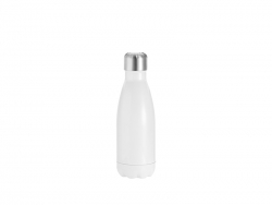 12oz/350ml Stainless Steel Cola Bottle (White)