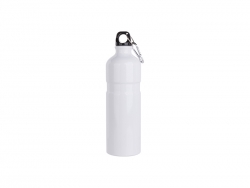 750ml Aluminum Water Bottle (White)