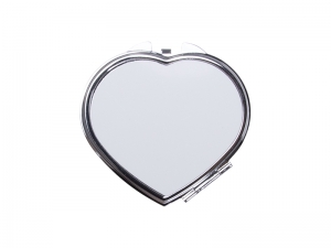 Heart Shaped Compact Mirror( 6.5*5.9cm)