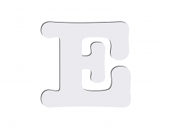 Letras Sublimación HB -E