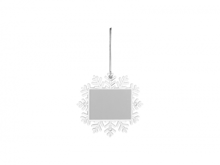 Hanging Plastic Ornament (Snowflake, 10.5*10.5cm)