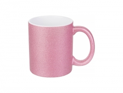 11oz/330ml Glitter Mug (Pink)