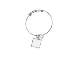 Pulsera Ajustable con Insert (Cuadrado)