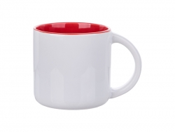 14oz Two-Tone Color Mug (Red)