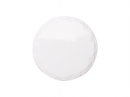 Round Ceramic Mug Coaster w/ Cork