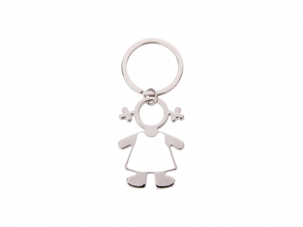 Human Shape Key Chain (Girl)