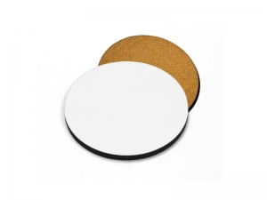 Sublimation Round Coaster with Cork