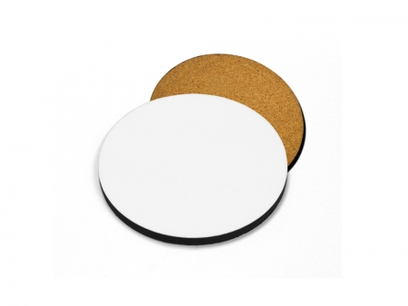 Sublimation Round Coaster with Cork