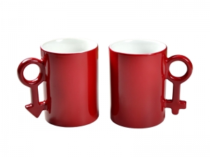 10oz Couple Color Changing Mug (Red)