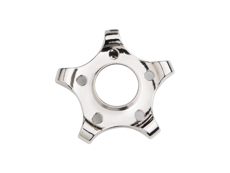 Fidget Spinner(Pentagonal Gear, Silver)