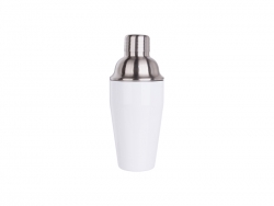 550ml Stainless Steel Cocktail Shaker (White)