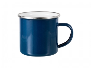 12oz Enamel Mug (Dark Blue)