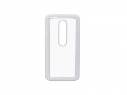 Carcasa Motorola MOTO G4 Plus con inserción (Plástico,Blanco)