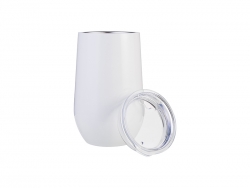 17oz/500ml Stainless Steel Stemless Wine Cup (White)