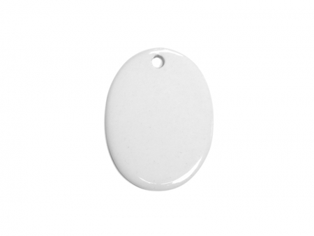 Oval Ceramic Ornament