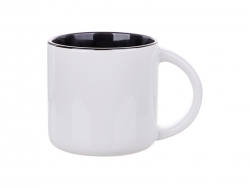 14oz Two-Tone Color Mug (Black)