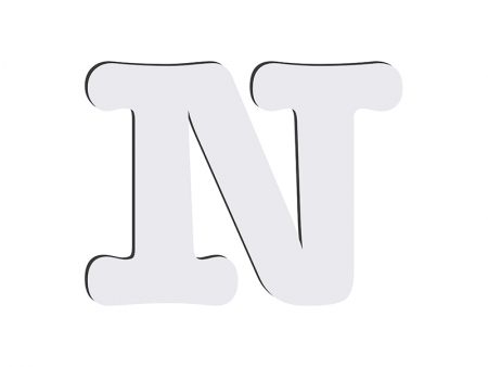 Sublimation HB Letters -N (10*10cm)