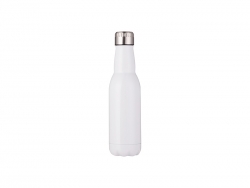 17oz/500ml Stainless Steel Beer Bottle (White)