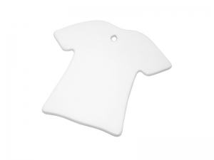 T-shirt Shaped Ceramic Ornament