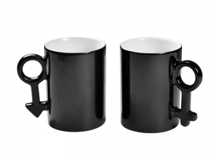 10oz Couple Color Changing Mugs(Black)