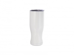 20oz/600ml Sublimation Stainless Steel Pilsner Style Tumbler (White)