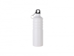 750ml Aluminum Water Bottle (White)