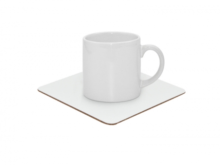 Aluminum Coaster with Cork