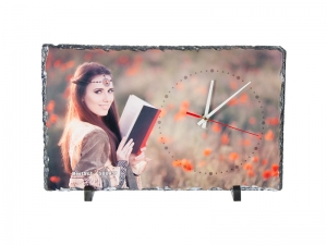 Rectangular Stone with Clock(25*40cm)