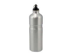 750ml Alluminum Water bottle (Silver)