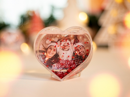 Heart Snow Ball MOQ:500pcs
