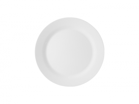 10 in. White Plastic Plate