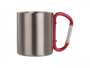 200ml Stainless Steel Mug w/ Carabiner Handle