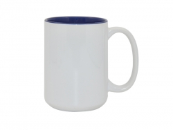 15oz Two-Tone Color Mugs - Blue