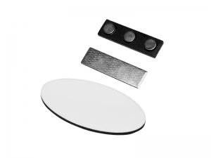 Oval Hardboard Name Badge