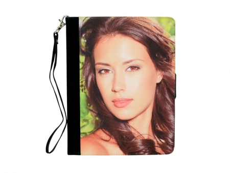Rotatable iPad Case with Strap(Black)