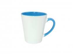 12oz Inner Rim Color Mug (Light Blue)