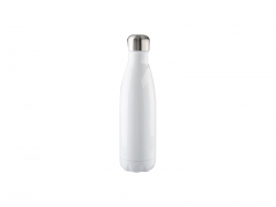 17oz Stainless Steel Coka Shaped Bottle (White)