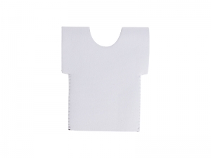 T-Shirt Shaped Neoprene Bottle Cooler(11.5*13.5cm) MOQ: 200pcs