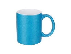 11oz/330ml Glitter Mug (Blue)