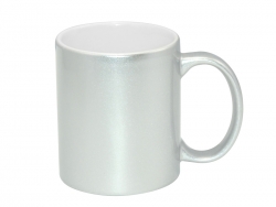 11oz Silver Sparkling Mug