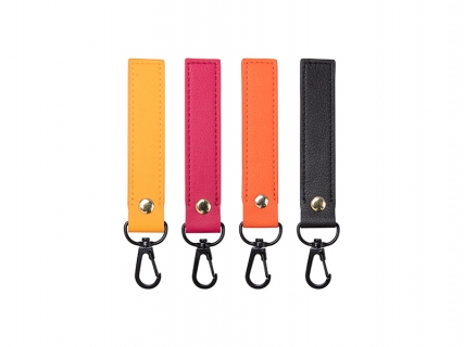 Engraving Leather Strap Keychain (2*9.5cm)