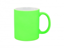 11oz Fluorescent Mug(Frosted, Bright Green)